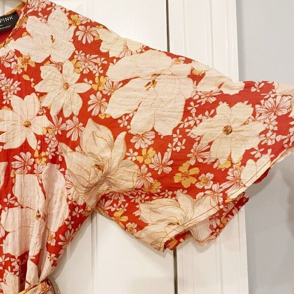 MINKPINK Azar Frill Mini Dress Floral Romantic Ruffle Cocktail Wedding guest - Picture 7 of 8